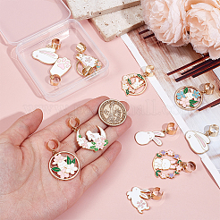 12 шт. подвеска-стетоскоп из эмалевого сплава&nbsp;HJEW-OC00136