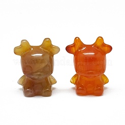 Украшение дисплея скульптуры агата вишневого цвета G-F719-49