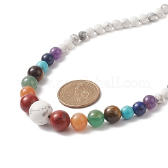 Collana da donna con pietre preziose miste naturali e sintetiche&nbsp;NJEW-JN04187