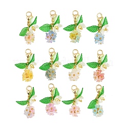 Подвеска из акрилового цветка HJEW-JM04149