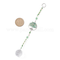 Стекло каплевидное окно висит ловцы солнца HJEW-JM04544-01