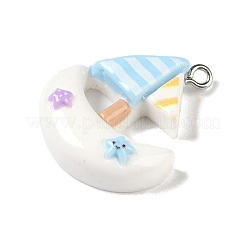 Pendentifs en résine opaque thème océan&nbsp;RESI-S403-02B