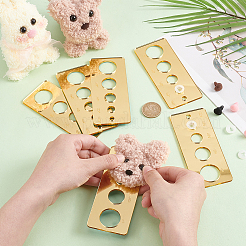 Акриловый безопасный инструмент для вставки глаз для изготовления игрушек TOOL-WH0127-45C