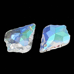 Покрытием стеклянные бусы граненый лист&nbsp;LS-EGLA-S100-02