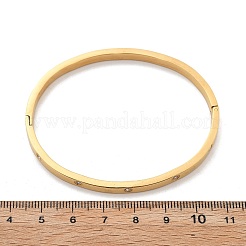 Браслеты из нержавеющей стали 304 со стразами для женщин&nbsp;X-BJEW-Z092-05G