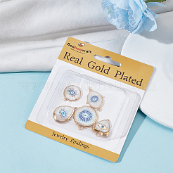 5 шт. 5 стиля эмалированные подвески из нержавеющей стали 304 с IP-покрытием (IP)&nbsp;STAS-BBC0006-64