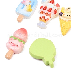 Cabujones de imitación de alimentos con esmalte de resina opaca&nbsp;RE-CBAFAAF-02