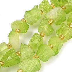 Brins bruts de perles de cristal de quartz naturel&nbsp;G-Z131-J01-09