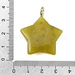 Natürliche Zitrone Jade Anhänger&nbsp;G-Z157-01G-06