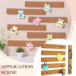 15 шт. самоклеящиеся пробковые изоляционные листы&nbsp;AJEW-AR0004-84A