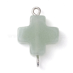 Натуральные смешанные драгоценные камни крестообразные соединители подвески PALLOY-JF02827