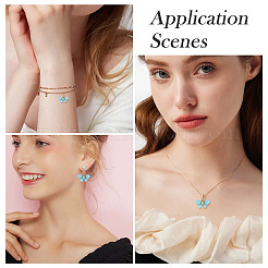 20шт стеклянные подвески&nbsp;PALLOY-TAC0216