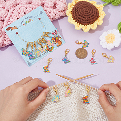 Маркеры стежка бабочка HJEW-AB00232