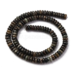 Нити бусин из натурального нефрита биотита G-L624-H09-6x2mm