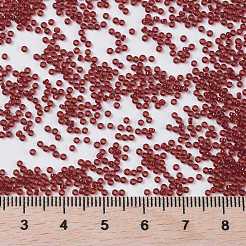 MIYUKIラウンドロカイユビーズ  日本製シードビーズ  15/0  （rr2410)透明ダークトパーズ  15/0  1.5mm  穴：0.7mm  約250000個/ポンド&nbsp;SEED-G009-RR2410