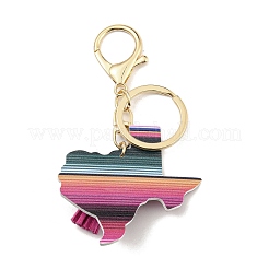 Брелок из искусственной кожи&nbsp;KEYC-C007-02A-G