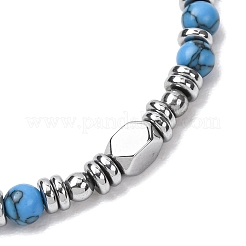 Verstellbare Armbänder aus 304 Edelstahl mit Edelsteinperlen&nbsp;FS-WG23DE2-12-1