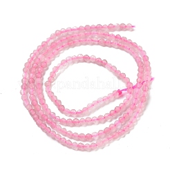 Натуральный мадагаскар розовый кварц бисер пряди&nbsp;G-B088-C09-02