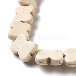 Нити из синтетических бирюзовых бусин G-E594-11A