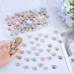 120шт смоляные европейские бусины FIND-SP0002-05D