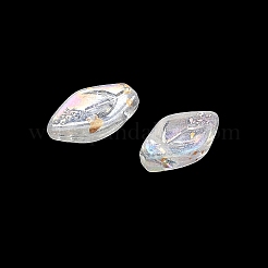 Perline acriliche trasparenti con placcatura uv&nbsp;AC-CBA81FF-08