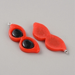 Подвески из непрозрачной смолы&nbsp;RESI-WH0026-89D