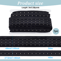 3 м двухрядная лента с крючками и петлями из нержавеющей стали&nbsp;FIND-FG0003-04B