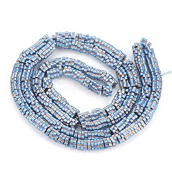 Гальванизировать немагнитных синтетический гематит бисер пряди&nbsp;G-T061-134A