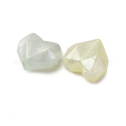 Светящиеся прозрачные акриловые бусины LACR-S001-14B