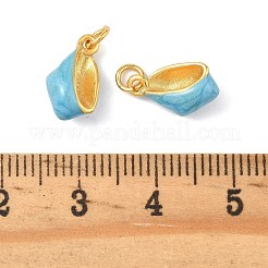 Латунь эмаль подвески&nbsp;KK-K364-29G