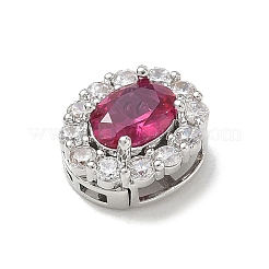 Pendentifs avec zircon cubiques à micro-pavés en laiton&nbsp;KK-A300-07P-01