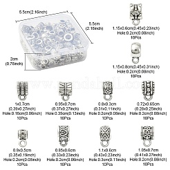 100 шт. 10 стильные тибетские поручни из сплава FIND-YW0003-16