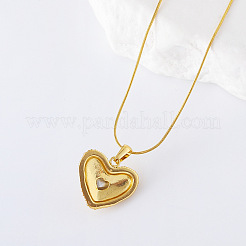 3 шт. ожерелье из нержавеющей стали с подвеской в виде сердца для женщин XH6579