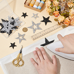 8 стиль звезда горячая фиксация смола стразы PATC-FG0002-27