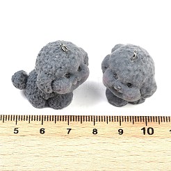 Кулоны из флокированной смолы&nbsp;FIND-A052-07L