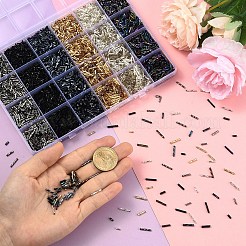 240 шт. 24 вида стеклянных витых бусин SEED-YW0003-12