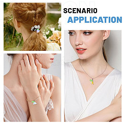 100 шт. 10-х цветные стеклянные подвески-цветки жизни FIND-CA0009-01