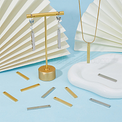 16 шт. 2-х цветные подвески из нержавеющей стали 304 с четырехсторонней гравировкой STAS-DC0015-72