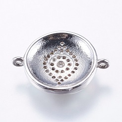 Латунные микро проложить кубических соединения циркония&nbsp;ZIRC-F077-11P