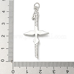 Стойки обшивки латунь микро проложить Циркон подвеску KK-K392-44P