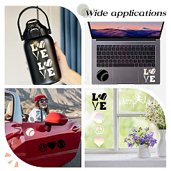 8 лист 4 стильных сердца и теннисный узор лазерный стиль водонепроницаемые самоклеящиеся наклейки для животных STIC-GF0001-02C