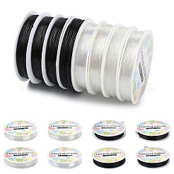 3 рулон круглой эластичной хрустальной нити&nbsp;EW-YW0001-17A-01