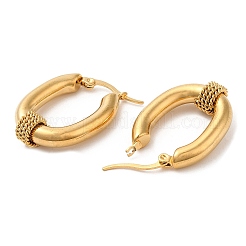 Pendientes de aro de acero inoxidable 304&nbsp;X-EJEW-M221-04G