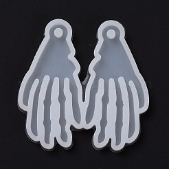 Stampi per statue in silicone con ciondoli a mano scheletro fai da te&nbsp;DIY-D060-14