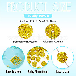 30 шт. Проложить бусины для дискотечного шара&nbsp;RB-TA0001-27A