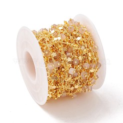 Цепочки из бисера из натурального серого агата&nbsp;CHC-K012-02G-12