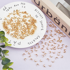 300 шт. латунные наконечники для бусин KK-GO0001-73