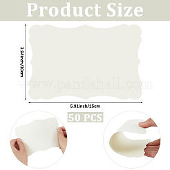 50 шт. поздравительных открыток из самодельной бумаги&nbsp;AJEW-CP0010-26A-02