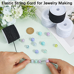 4 рулон эластичных шнуров 2 цветов&nbsp;EC-PA0001-02C