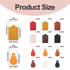 24 шт. 12 стиля брелоков из сплава AJEW-TA0002-04